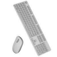 Беспроводная клавиатура и мышка Mijia Wireless Set 3 Deep Space WXJS03YM (White) RU+ENG